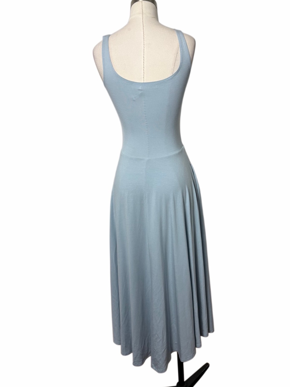 Reformation Rou Mineral Blue Knit MIDI Dress - Picture 8 of 10